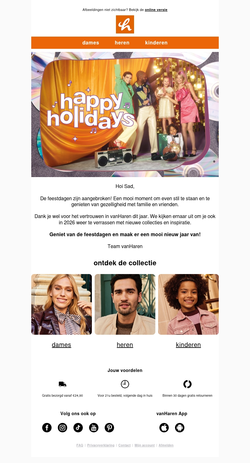 Hi Sad, fijne feestdagen! πβ¨ Hi Sad, fijne feestdagen! πβ¨