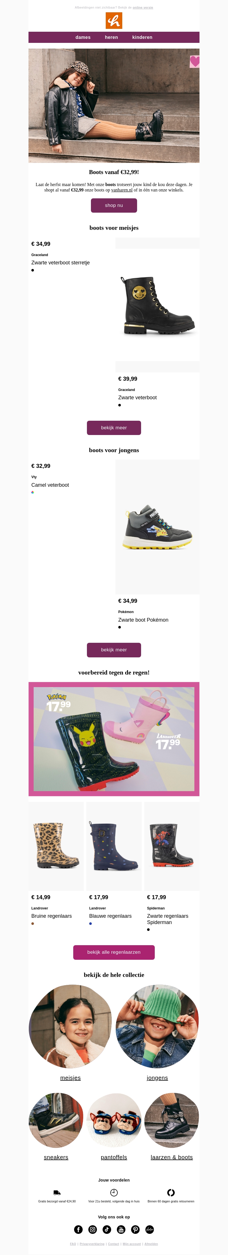 Shop nu: boots vanaf 32,99! 🤩 Shop nu: boots vanaf 32,99! 🤩