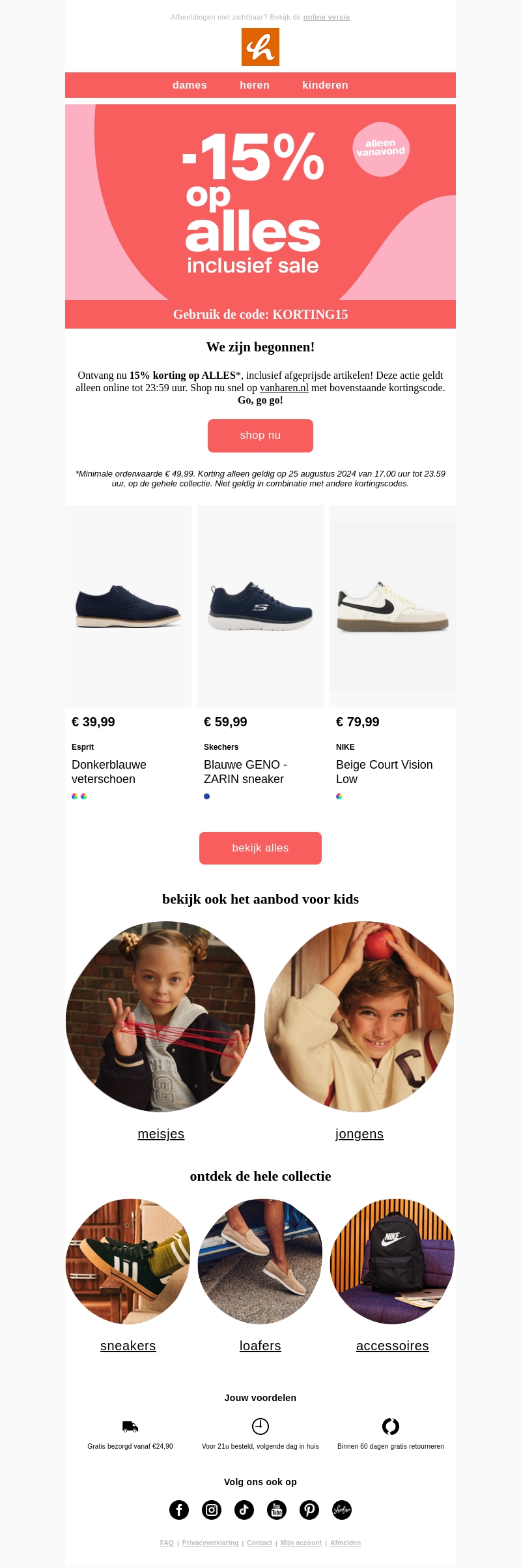 We zijn begonnen! -15% op ALLES! ๐คฉ We zijn begonnen! -15% op ALLES! ๐คฉ