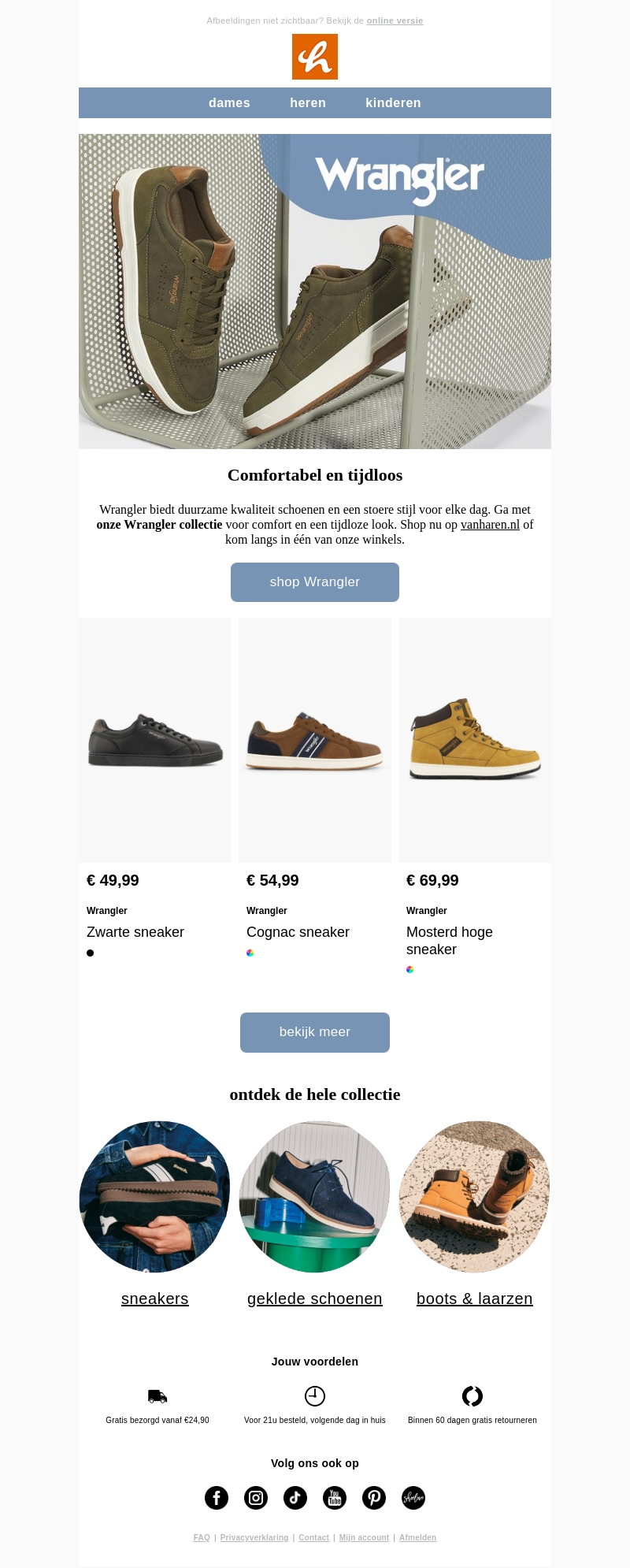 Wrangler: comfortabel en kwaliteit! 👟✨ Wrangler: comfortabel en kwaliteit! 👟✨