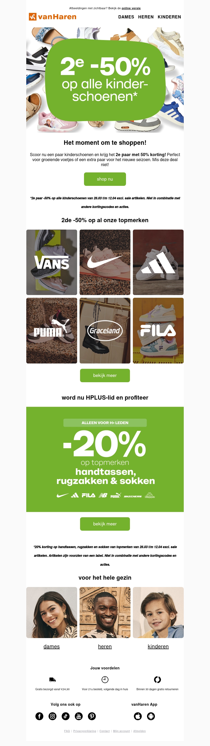 Ouders opgelet! π¨ 2e -50% op ALLE kinderschoenen! Ouders opgelet! π¨ 2e -50% op ALLE kinderschoenen!