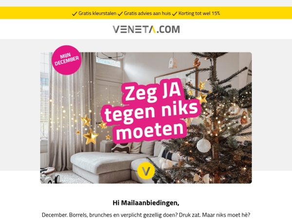 Schrap die kerstbrunch maar 🍽️ 