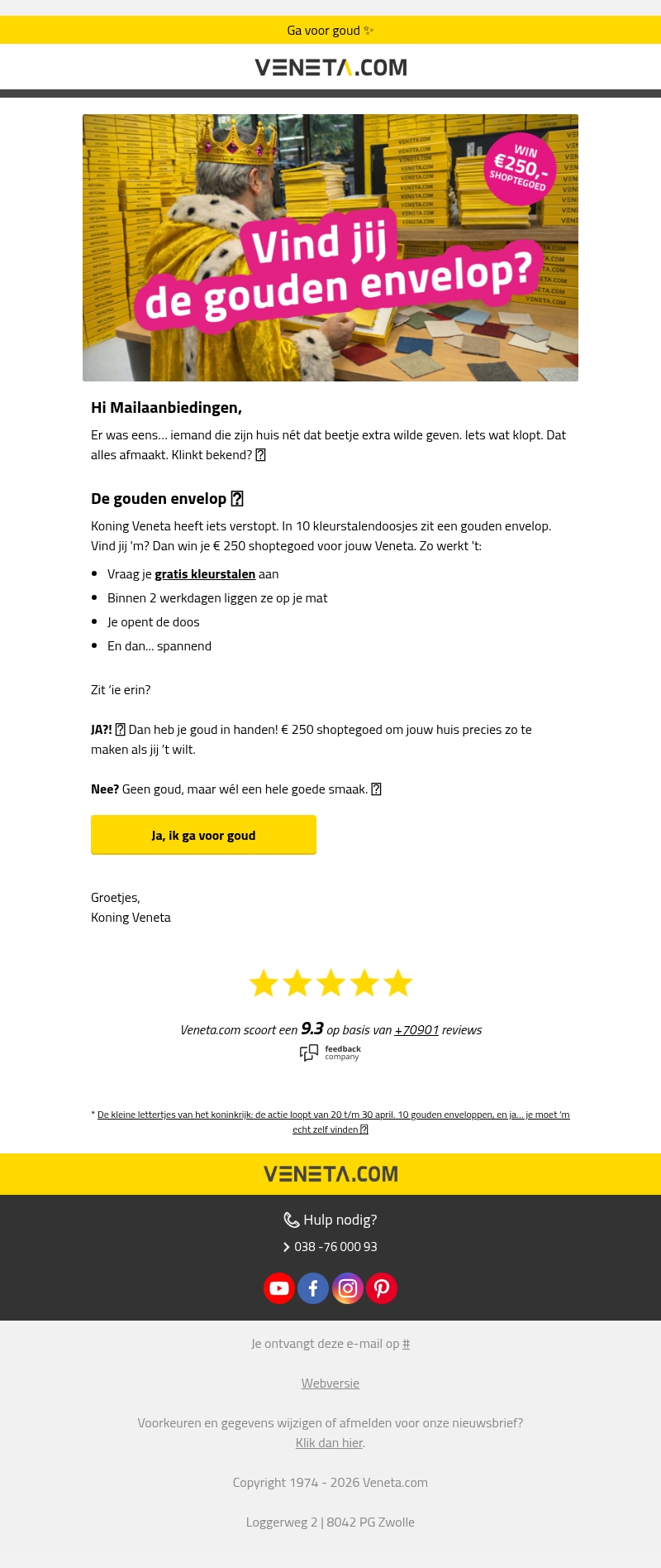 Misschien ligt er iets gouds op je te wachten π Misschien ligt er iets gouds op je te wachten π