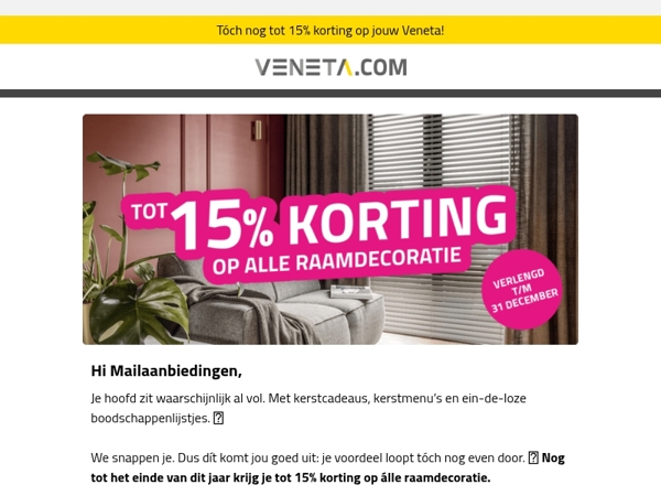 Een lekkere meevaller tussen alle decemberdrukte 🎁