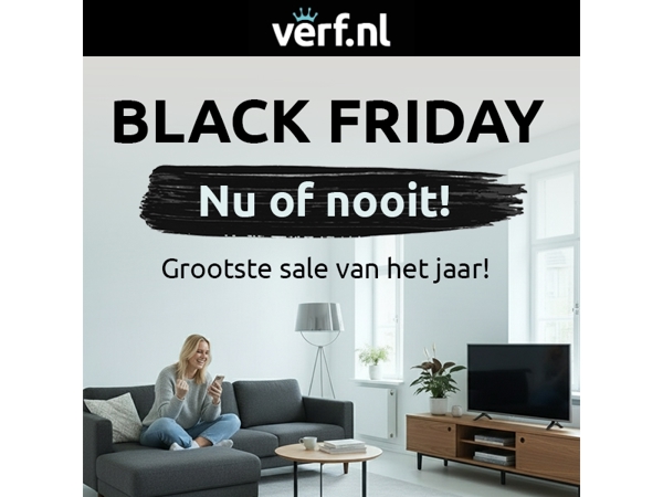 Black Friday: Nu of nooit!📉