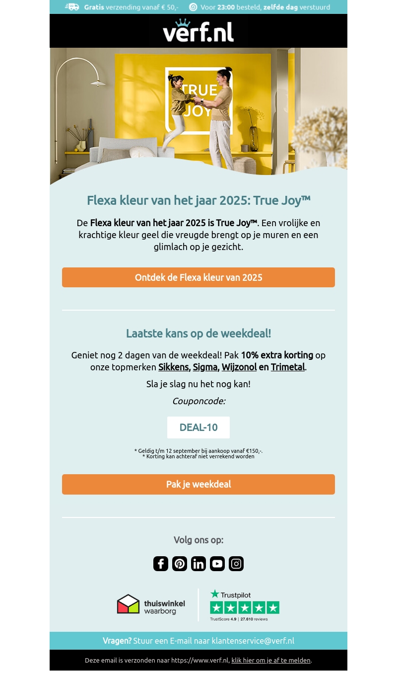 De Flexa kleur van het jaar 2025 is bekend! De Flexa kleur van het jaar 2025 is bekend!