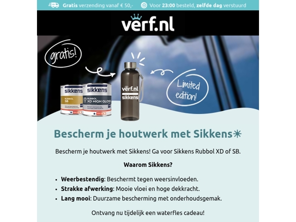 Bescherm je houtwerk met Sikkens! ✨
