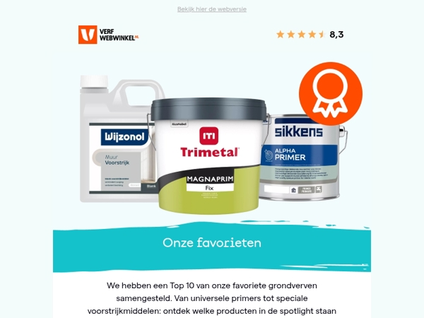 Onze top 10 grondverf: ontdek de favorieten