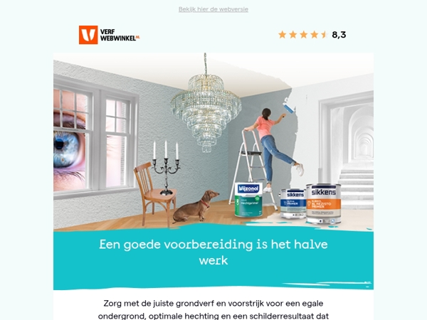 Een perfect schilderresultaat begint met de juiste basis