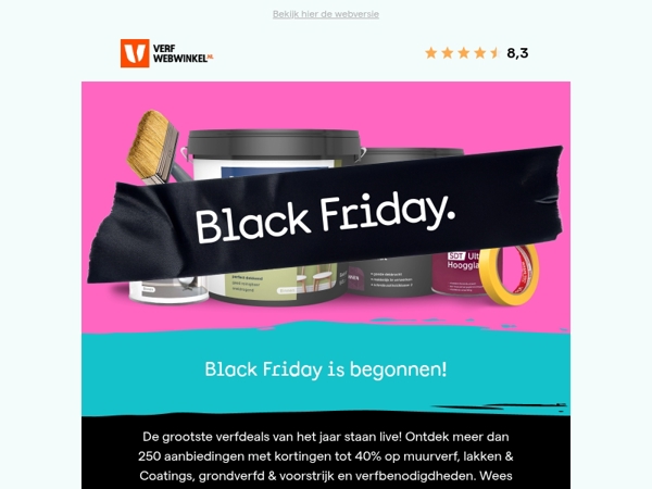 Het is zover: Black Friday is begonnen!