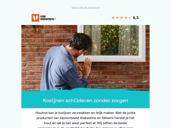 Houtrot? Bescherm je kozijnen