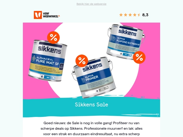 De Sale loopt nog: scherpe Sikkens deals op verf en lak