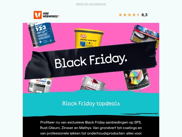 Black Friday deals op topmerken!