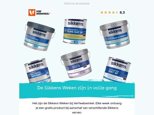 De Sikkens Weken zijn begonnen!