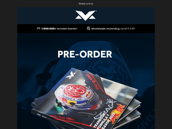 Pre-order nu: 2025 Jaarboek Formule 1 - Max Verstappen!