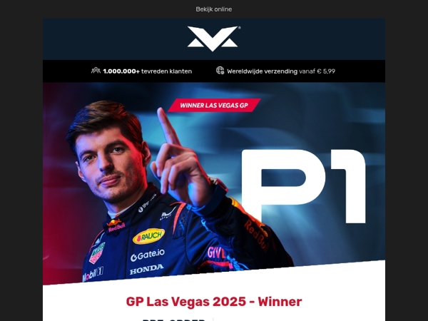 Pre-order nu! 1:18 & 1:43 RB21 GP Las Vegas 2025!