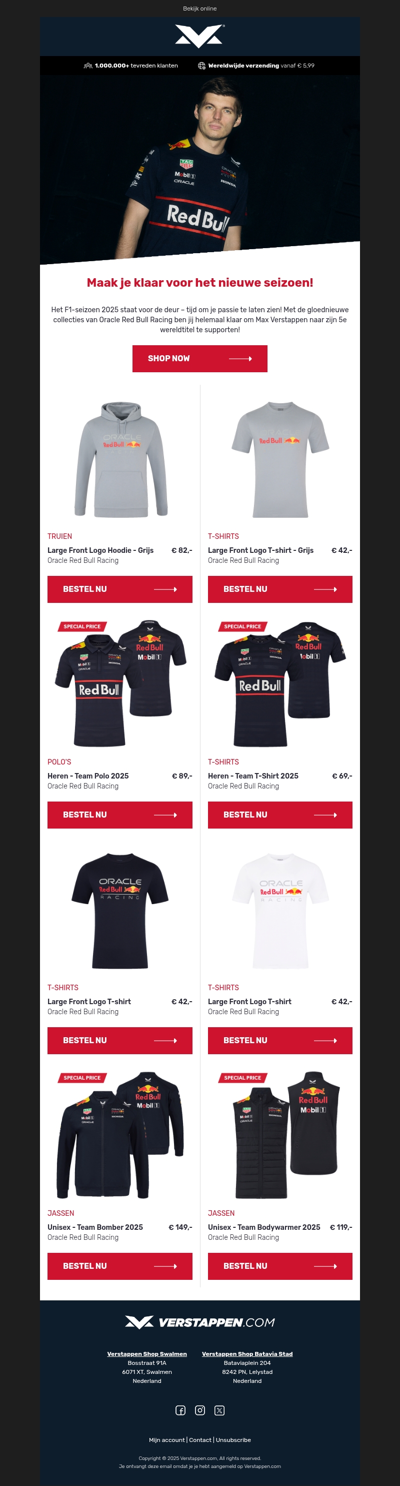 Maak je klaar voor het nieuwe F1-seizoen! Maak je klaar voor het nieuwe F1-seizoen!