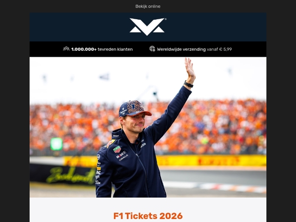 Beleef de snelheid. Voel de spanning. Wees erbij.