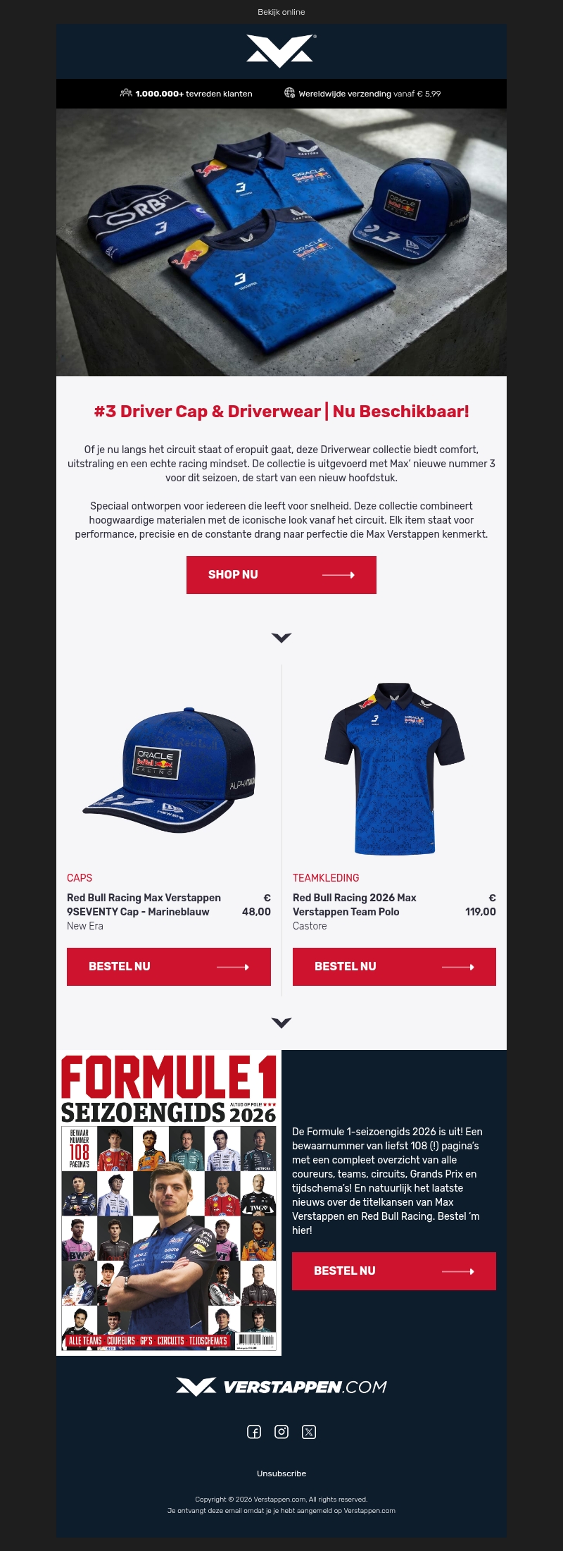 #3 Driver Cap & Driverwear | Nu Beschikbaar! #3 Driver Cap & Driverwear | Nu Beschikbaar!