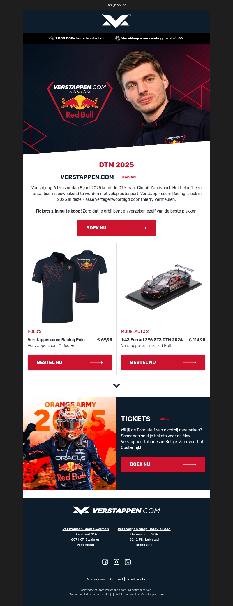 Beleef de DTM in Zandvoort – Tickets nu beschikbaar! Beleef de DTM in Zandvoort – Tickets nu beschikbaar!