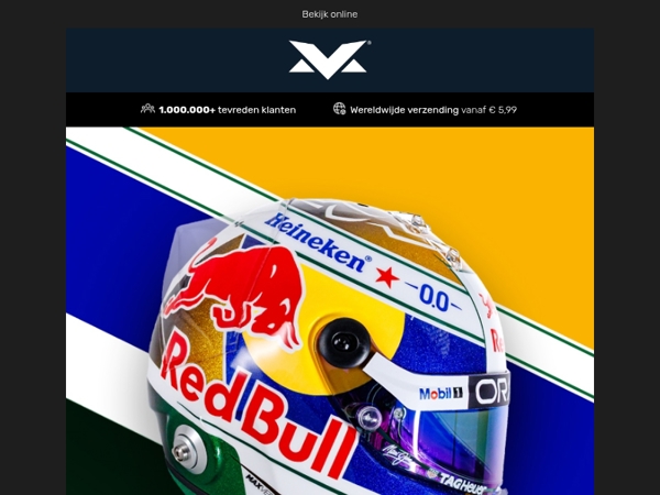 Exclusief: Max’s Brazilië 2025 Helm – schaalmodellen nu te koop