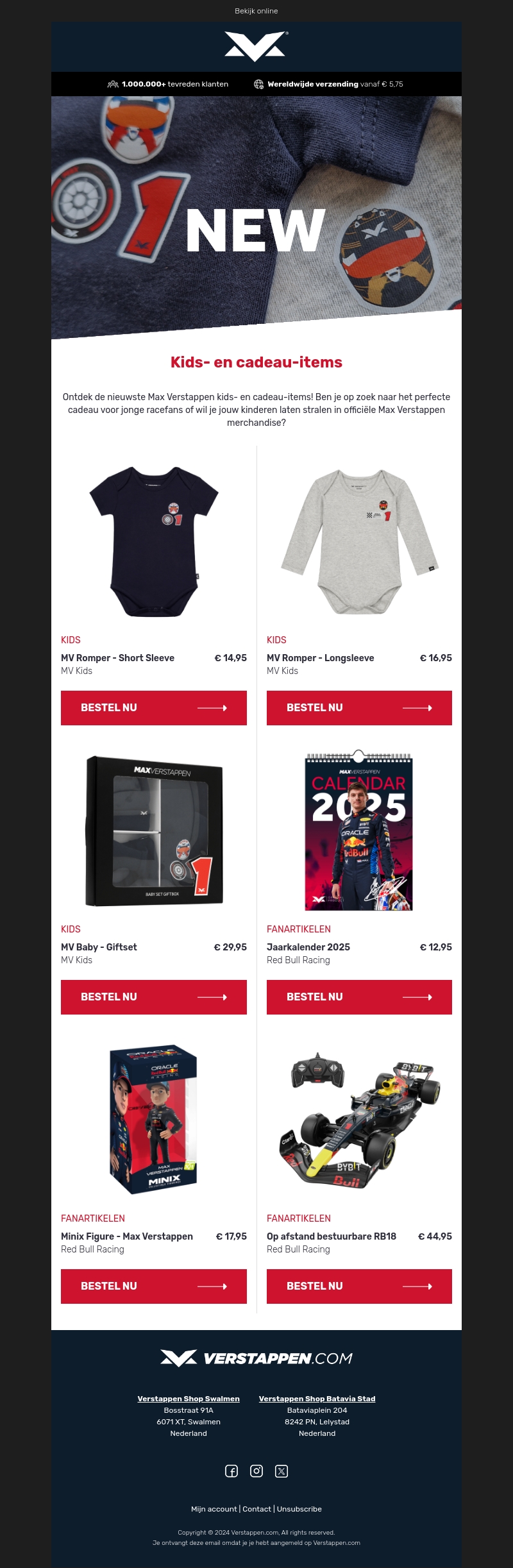 Ontdek de nieuwste Max Verstappen kids- en cadeau-items! Ontdek de nieuwste Max Verstappen kids- en cadeau-items!