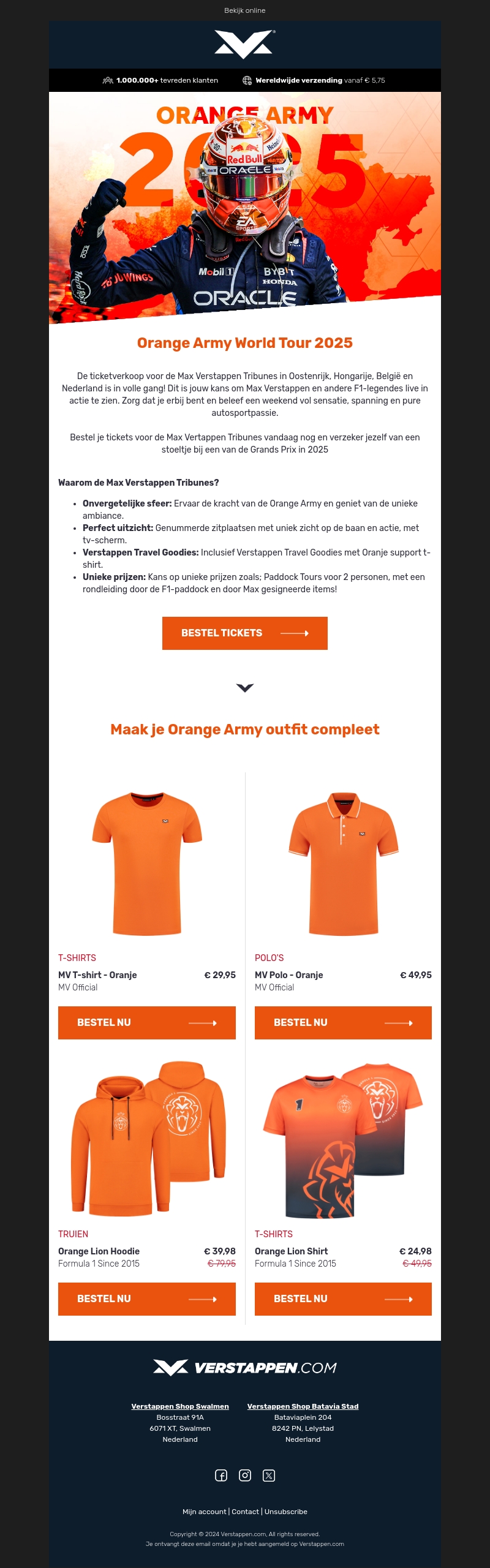 Orange Army World Tour 2025 Orange Army World Tour 2025