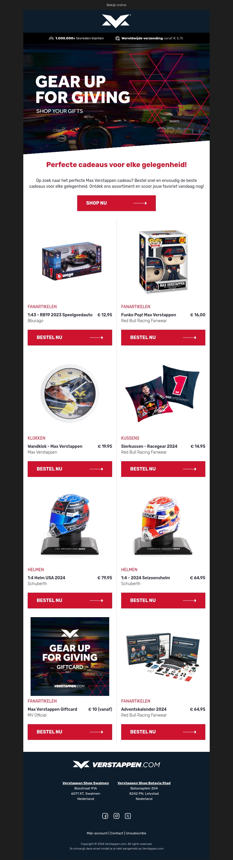 Perfecte cadeaus voor elke gelegenheid! Perfecte cadeaus voor elke gelegenheid!