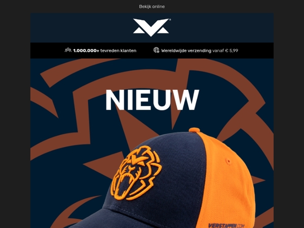 De nieuwe Orange Lion Fan Cap is er 🔥
