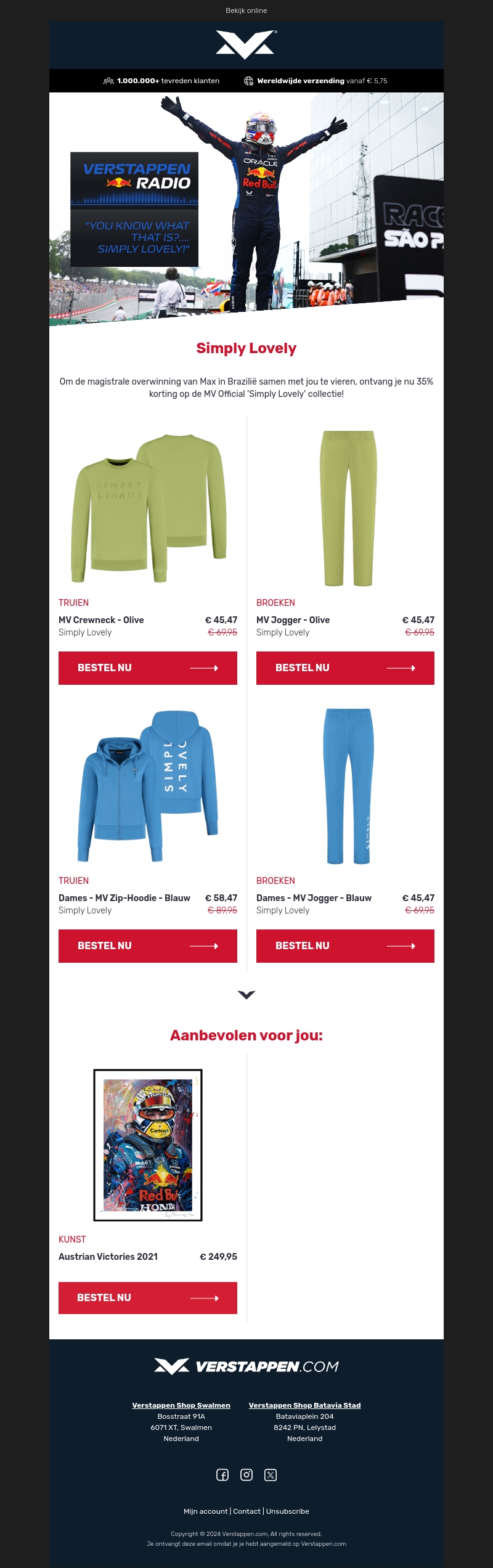 Simply Lovely! Vier Max’ magistrale overwinning! Simply Lovely! Vier Max’ magistrale overwinning!