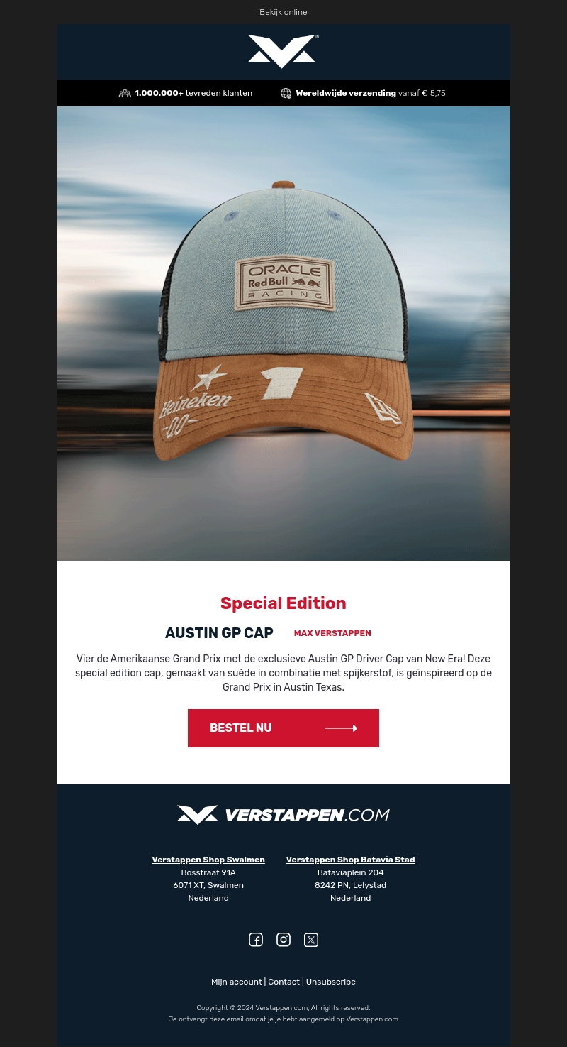 Special Edition Austin GP Driver Cap Special Edition Austin GP Driver Cap