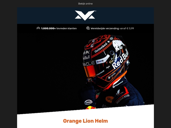 Exclusief: de Orange Lion Helm 2025 – voor echte kampioenen