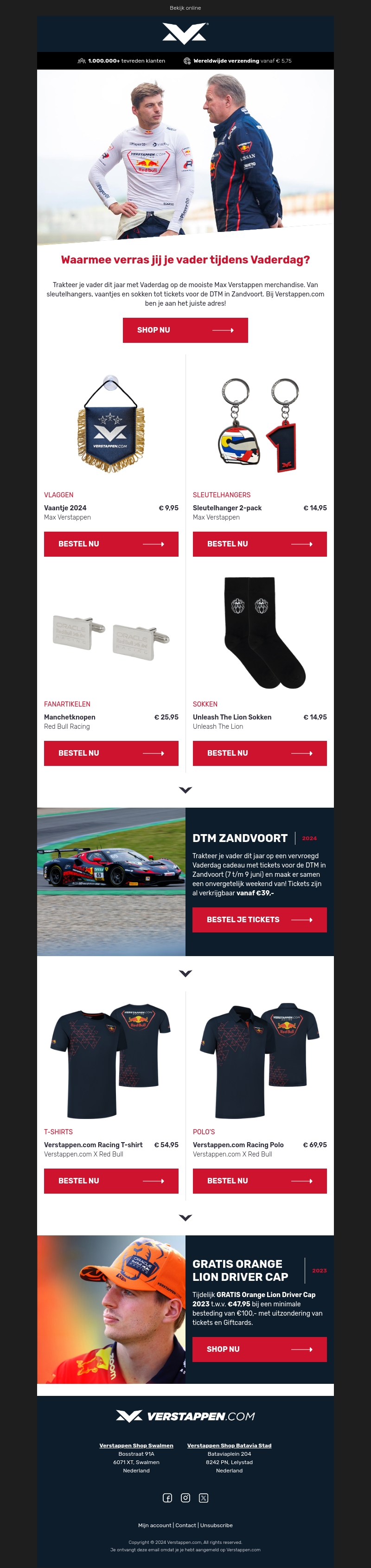 Waarmee verras jij je vader tijdens Vaderdag? Waarmee verras jij je vader tijdens Vaderdag?