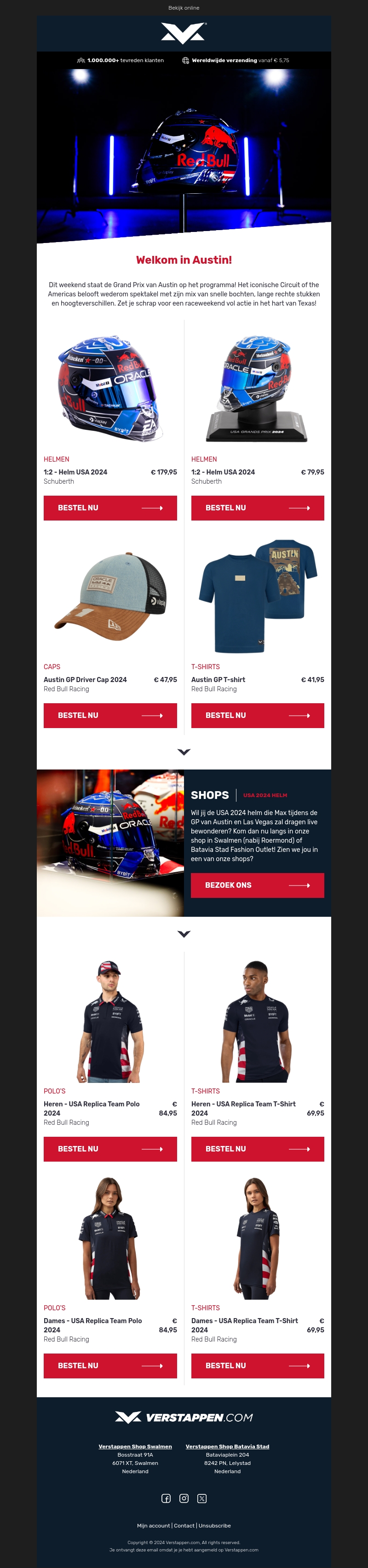 Welkom in Austin! Welkom in Austin!