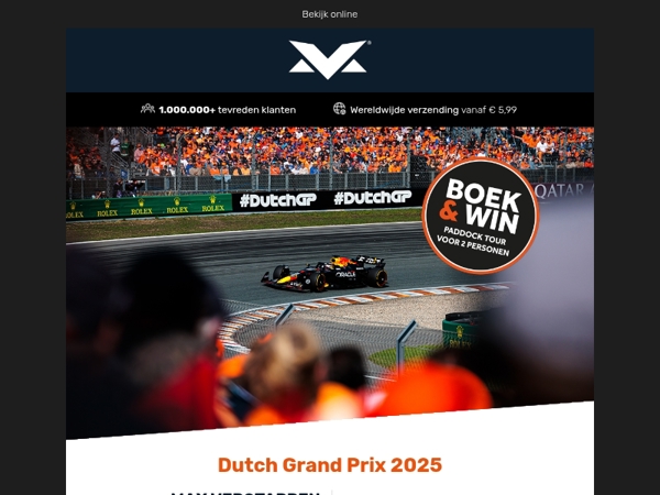 Boek nu je Dutch Grand Prix-tickets en win exclusieve prijzen!