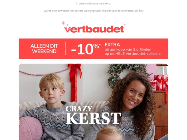 10% EXTRA alleen dit weekend!