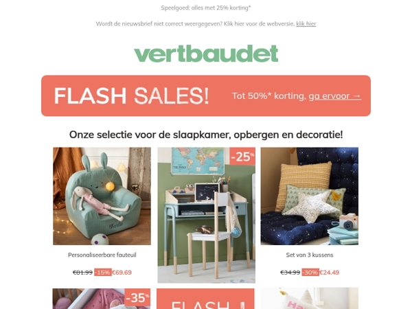 De Flash Sales: ook op de Home-collectie!
