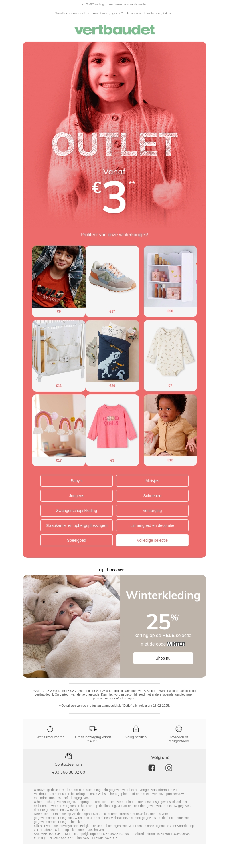 ❄ Outlet vanaf € 3: hier moet u zijn voor ZACHTE PRIJSJES! ❄ Outlet vanaf € 3: hier moet u zijn voor ZACHTE PRIJSJES!