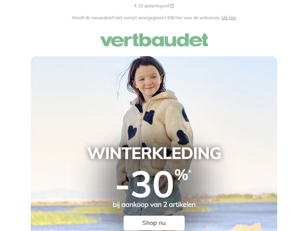 🌧️​ 30% korting op hun wintergarderobe...