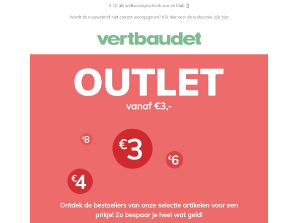 Onze selectie van producten voor een prikje!