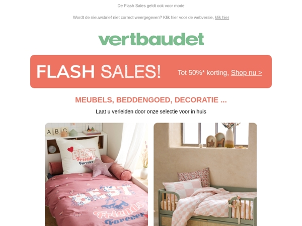 Tot 50% korting op de inrichting van de kinderkamer