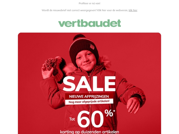 🔔 -60%* op nog meer artikelen