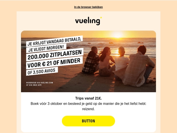 Vandaag salaris, morgen vliegen! 💸