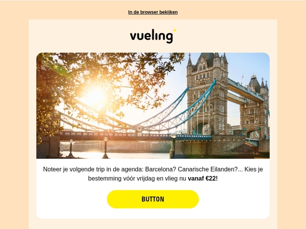 Verlengd tot vrijdag 👉 Zeg nee tegen de routine vanaf €22