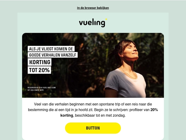 ☀️ 20% korting: vlieg en beleef nieuwe verhalen ☀️