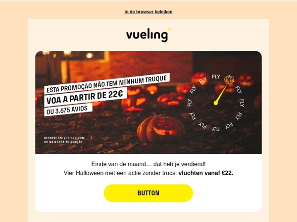 🎃 €22: een actie zonder trucs 🎃