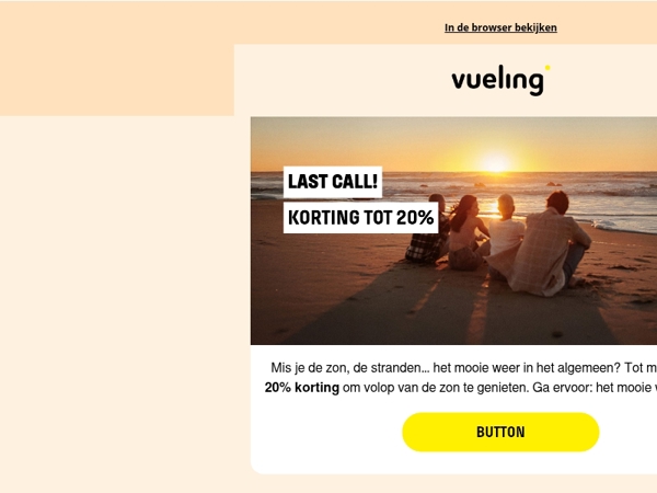 ☀️ Zon met 20% korting. Alleen tot zondag! ☀️
