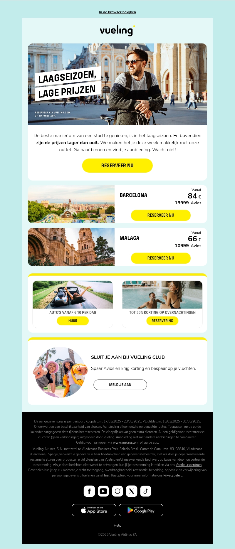 Laagseizoen, lage prijzen ππ§³ Laagseizoen, lage prijzen ππ§³