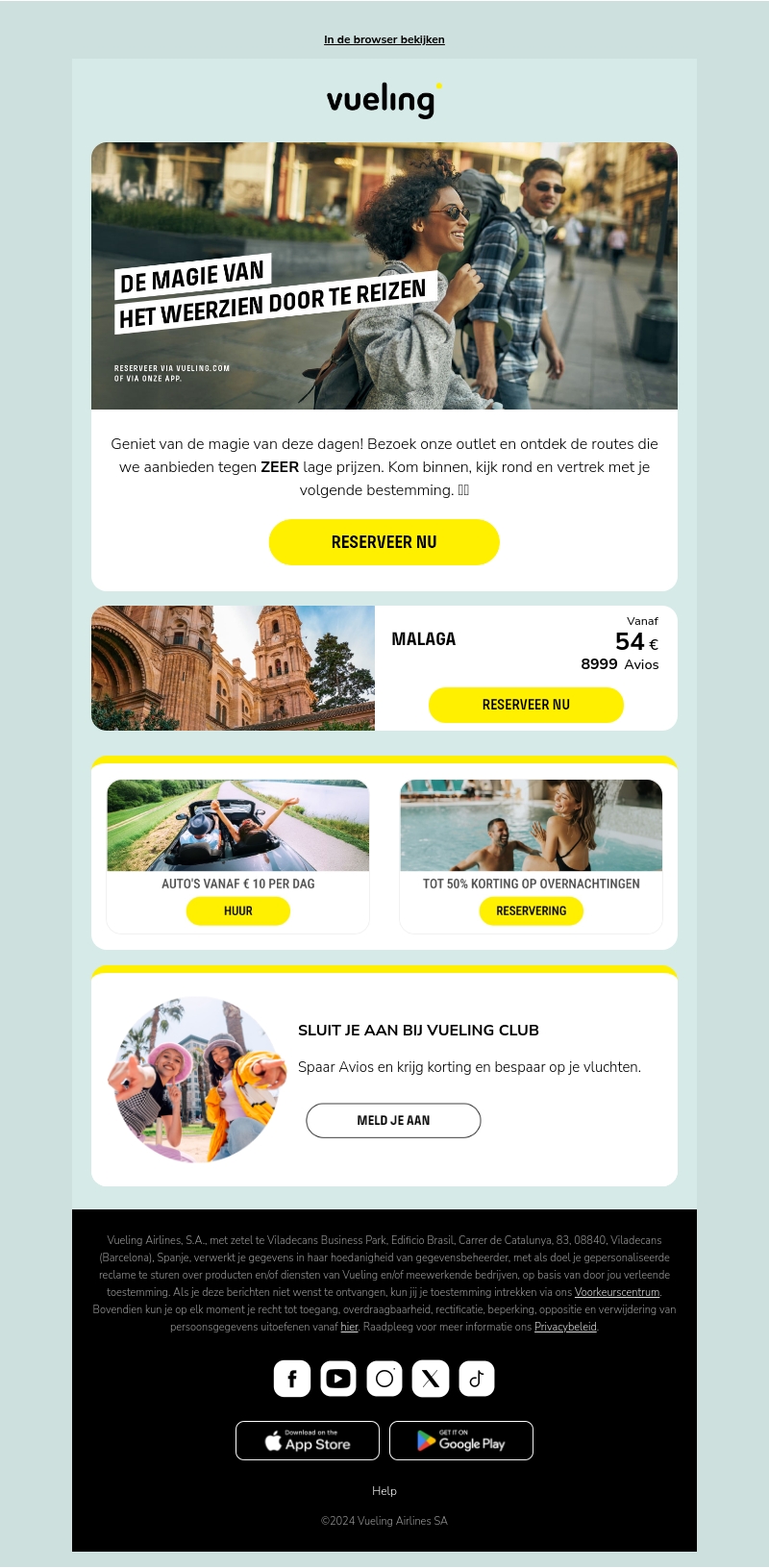 Vueling Outlet: de magie van herenigen tijdens het reizen ✨🕶️🧳 Vueling Outlet: de magie van herenigen tijdens het reizen ✨🕶️🧳