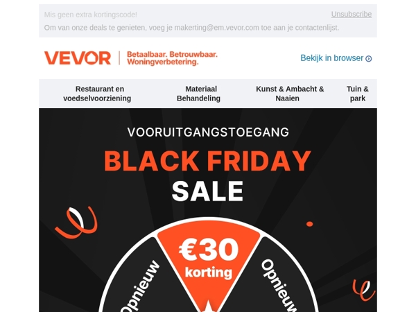 Eindelijk! Dagelijkse deals met tot 50% korting.